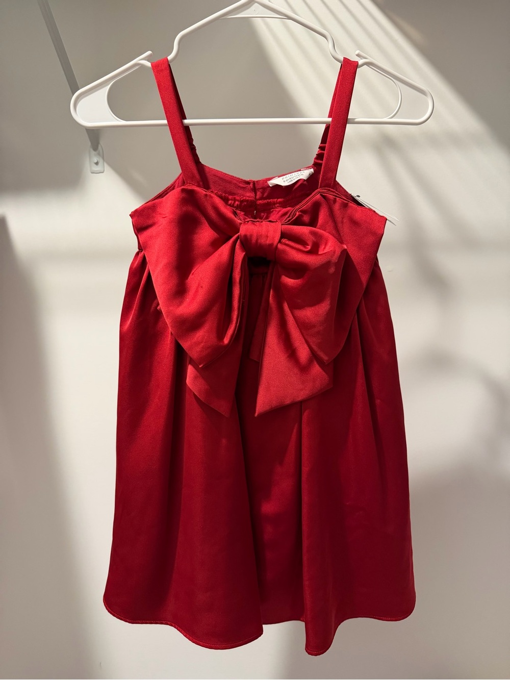Primark Red Bow-Front Girls Dress